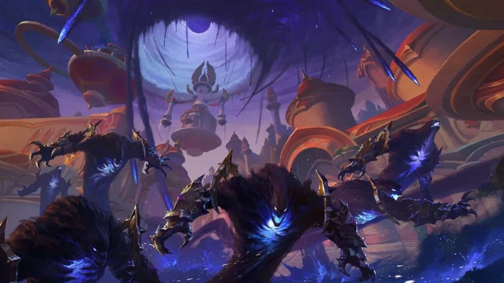world of warcraft - void attacking quel'thalas