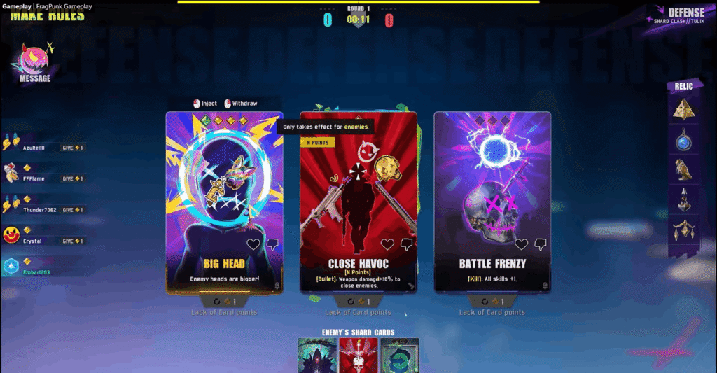 This shows that some card combinations are dominant which would determine the round for the team that had it.