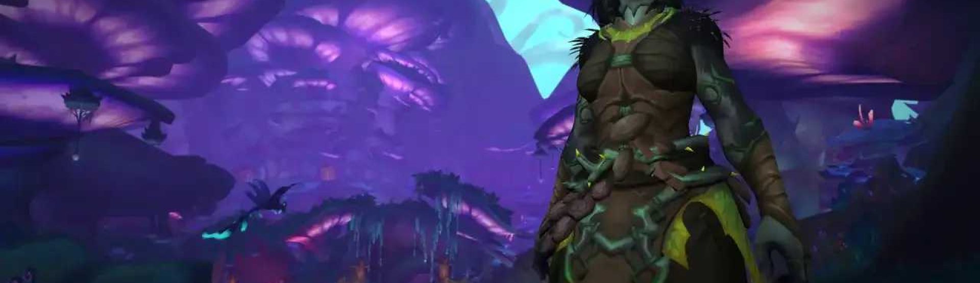 A Haranir character from World of Warcraft: Midnight